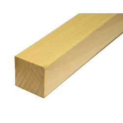 Drevený profil 40 x 40 x 2500 mm, buk, brúsený bez náteru Drevený profil 40 x 40 x 2500 mm, buk, brúsený bez náteru